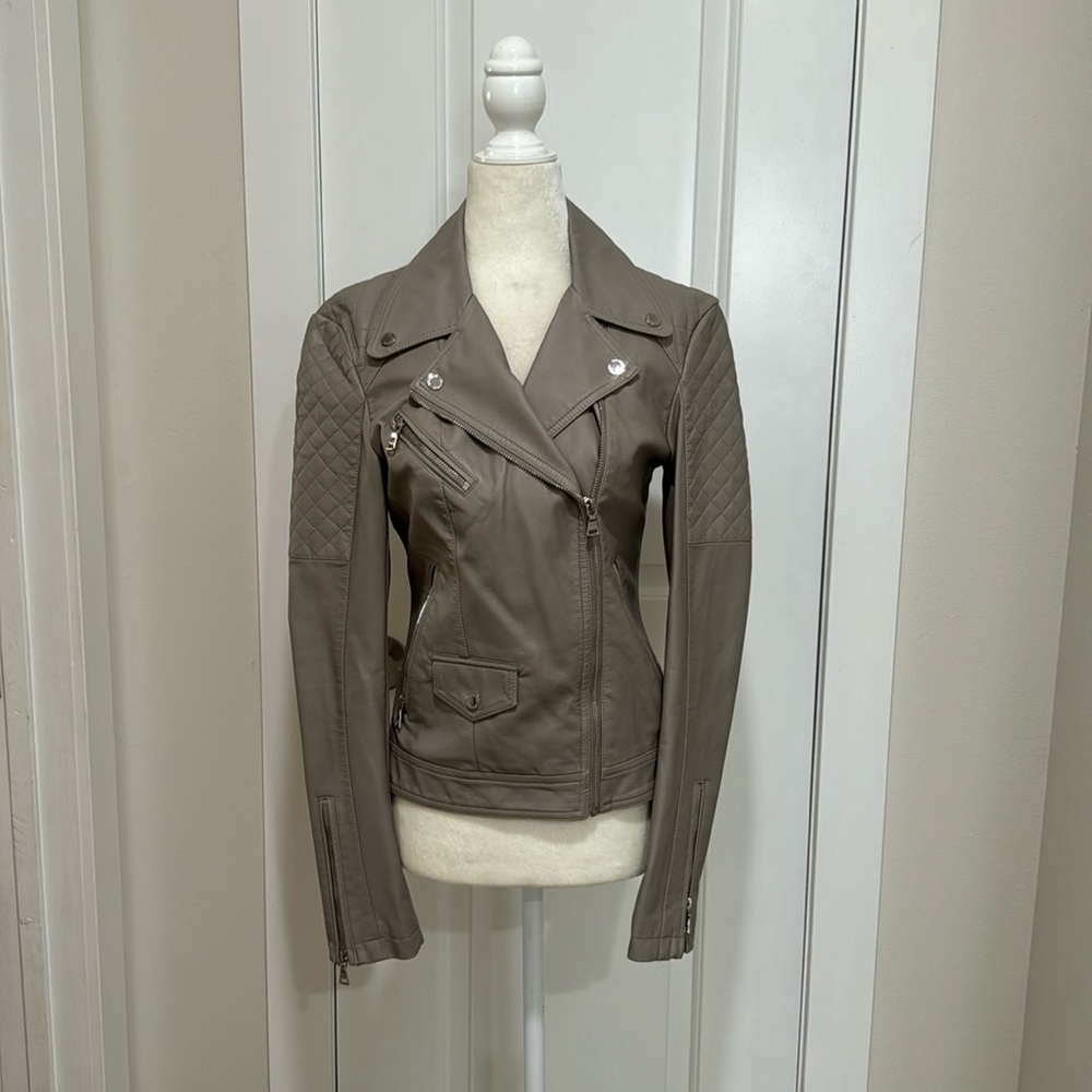 Express Faux Leather Jacket Size S